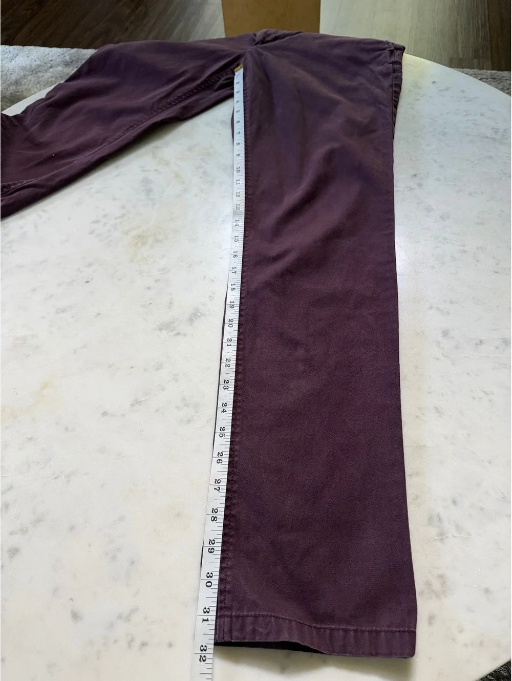 Plum Banana Republic Fulton Chino- 32X34